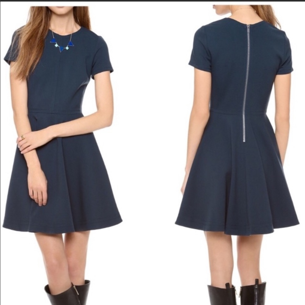 DVF Ivana Mini Dress, Navy Color, Size 2